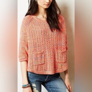 Moth by Anthropologie Marled Swing Sweater